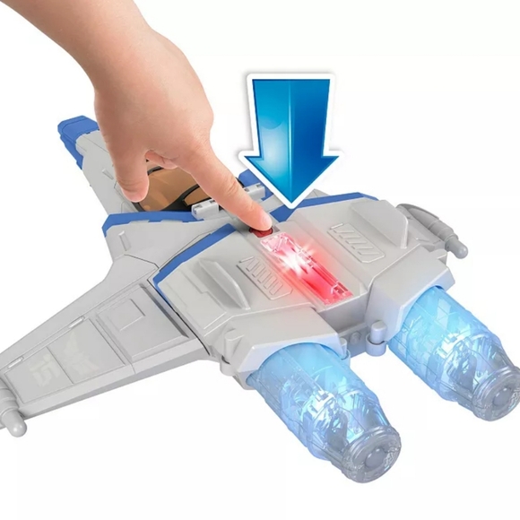 Disney Pixar's Lightyear Fisher-Price Lights & Sounds Spaceship & Figure Set - Picture 4 of 6